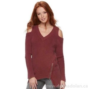 Rock & Republic Cold Shoulder Sweater